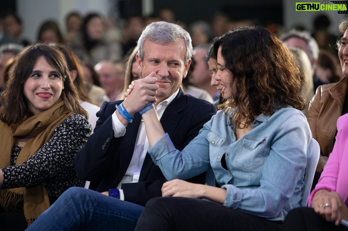 Isabel Díaz Ayuso Instagram - Por una Galicia de todos al servicio de España. @alfonsoruedagal