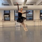 Isabella Boylston Instagram - the ultimate nimble biscuits from the end of first movement Ballet Imperial 🫠 by the time I get here, my legs are so tired that they start locking up and it’s a challenge to stay loose enough to articulate all the beats @maldiredancewear @sandyliang 🎹 @nunomarquespiano
