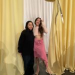 Isabella Boylston Instagram - Sandy’s girls 💕 @sandyliang with @indiabradleyy Story time ~ Sandy and I have been friends for years and after she came to one of my shows I gave her a pair of signed pointe shoes, which eventually ended up serving as the inspiration for her iconic Mary Jane’s 🥹 congrats on the most beautiful show yesterday, Sandy, I am your superfan!