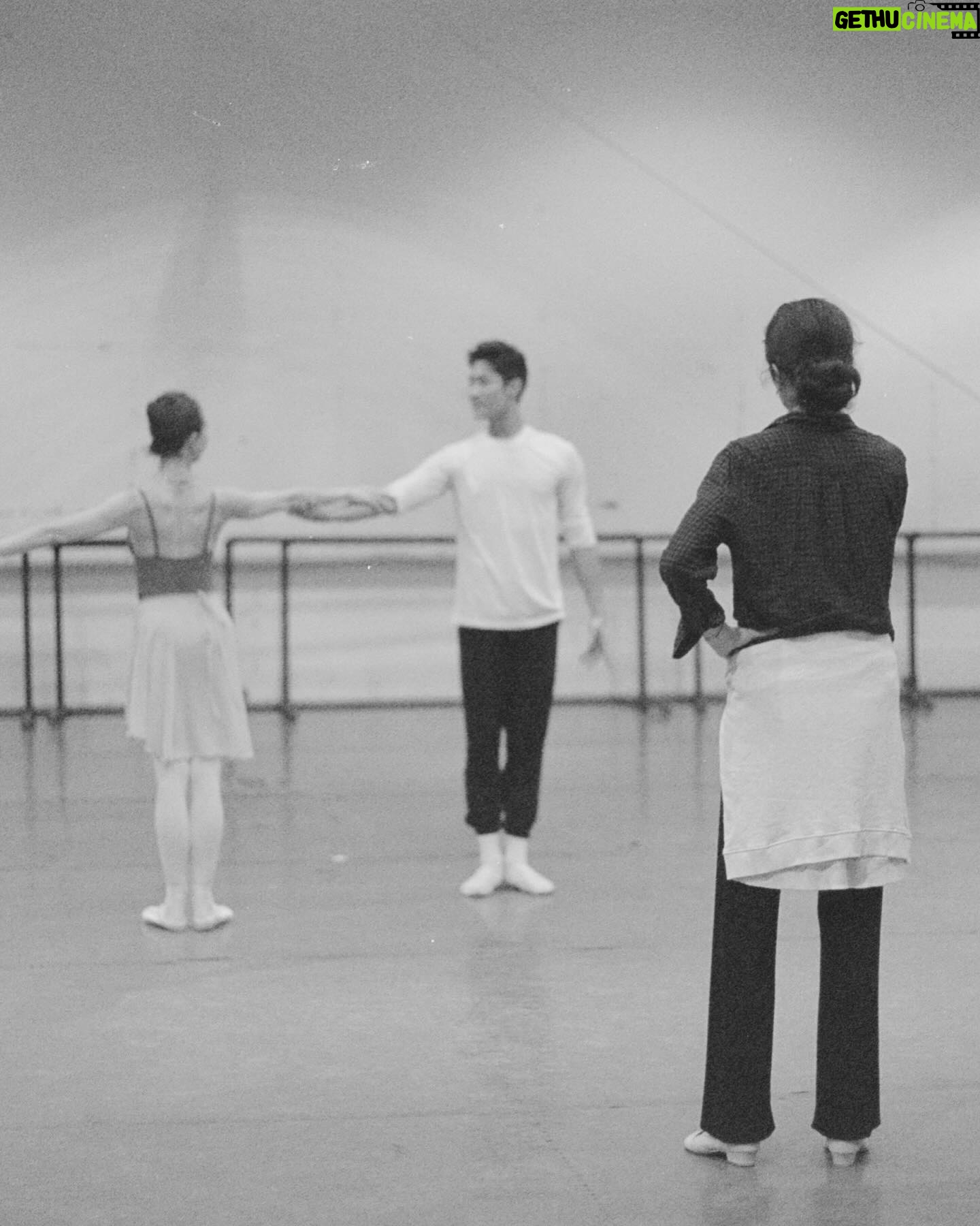 Isabella Boylston Instagram - A moment in time 🤍 @isaguerin2 @joowon_an Caught on film by @pearltakespics