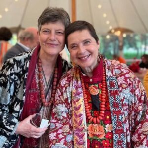 Isabella Rossellini Instagram - Then and now: the first photo Mamma with my twin sister Ingrid and I ( I am on the left ) and second photo Ingrid and I a year ago celebrating our birthday #ingridbergman