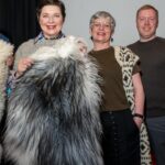 Isabella Rossellini Instagram – At the @scandinavian.house in NY we presented wool  the Faroe Island. The most interesting aspect is that the wool is from sheep only  found in these island . Tough sheep if a merino sheep goes to this island it will survive one week. The Faroe island sheep are double coated ( see photo the white is one of our sheep the gray long hair one of these rare animals) . The local women knit it the most skillful way … traditional and total new knits. I was enchanted by their work and this history @shisabrand @steinumknitwear  @durita_thomsen  @einstakt_official @naviafaroeislands @reka.official_