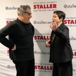 Isabella Rossellini Instagram - With Isaac Mizrahi talking away before his charming, smart and funny show at the Staller Center at Stony Brook University. And with the director of the theater Alan Inkles who created a marvelous program for this winter where i will find refuge in cold and dark nights of the winter. @alaninkles @stonybrooku @stallercenter @isaacmizrahiny @imisaacmizrahi