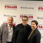 Isabella Rossellini Instagram - With Isaac Mizrahi talking away before his charming, smart and funny show at the Staller Center at Stony Brook University. And with the director of the theater Alan Inkles who created a marvelous program for this winter where i will find refuge in cold and dark nights of the winter. @alaninkles @stonybrooku @stallercenter @isaacmizrahiny @imisaacmizrahi
