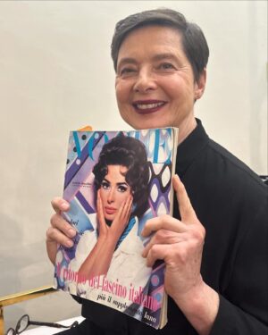 Isabella Rossellini Instagram - 34 years later celebrating @emiliopucci with @camillemiceli! 🩵