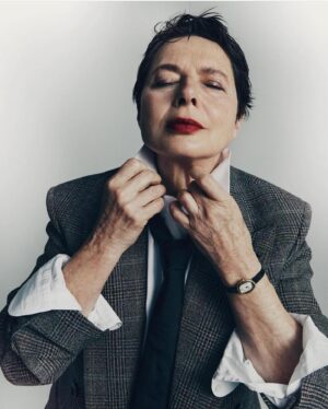 Isabella Rossellini Instagram - I am on the French ELLE cover . What an honor ! Thanks so much ! Photo by @cassblackbird @elle_france make up @lancomeofficial by @romyglow . Stylist @celiaazoulay Hair @bobracine