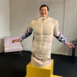 Isabella Rossellini Instagram - The film LA CHIMERA has 13 nominations at at Davide di Donatello @premidavid . The film has a straight forward narrative about “ tombaroli” ( tomb raiders) and a more poetic level about past lives who are still present. This is a feeling particularly strong in Italy where we are always surrounded by history . In the photos of film director Alice Rorhwacher and myself with Etruscan and roman statues … past lives #lachimera #alice Rorhwacher