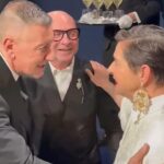Isabella Rossellini Instagram - With Domenico Dolce and Stefano Gabbana at the inauguration of their extraordinary exhibit “ Dal cuore alle Mani” in Milano celebrating Italian cultural heritage , artisans and artists who inspired their work. Here some photos of me with the distinguished guests-curator Florence Müller , Helen Mirren , Anh Doug who created a series of beautiful paintings with D& G fashion proving the point that fashion i theater but the person I spent more time with was the kind and wise Demi More @dolcegabbana @helenmirren @demimoore @cher @naomi @anhduongart