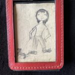 Isabella Rossellini Instagram - Happy women’s day. This is the self portrait I made when I was a little girl. I think ii captured my personality and love for animals. I always had a dog all my life since age 4 . Mamma had this drawing framed and kept it on her desk, filling me with pride .@mamafarm #ingridbergman