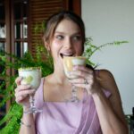 Isabella Santoni Instagram – Receitinha super fácil com o Whey Fior di Latte da @go3oficial ✨💜 Já quero ver vocês reproduzindo e partindo pro #MovimentoGo3 🥰

#Go3Oficial #Publicidade