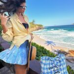 Isadora Cruz Instagram - #SeaBeyond foi criado para conscientizar estudantes do mundo sobre a importância de preservar os nossos oceanos e o poder da moda circular 💙 @unescobrasil @unoceandecade @prada #PradaReNylon #Ecobag #ModaSustentável