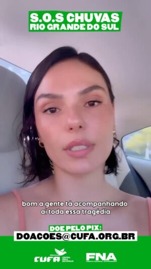 Isis Valverde Instagram - ALGUNS PONTOS DE COLETAS NO RJ 📍

CUFA - Madureira: Rua Francisco Batista, 01 (Embaixo do viaduto de Madureira)

FAB - Base Aérea do Galeão

Bosque Bar: Av. Bartolomeu Mitre, 1314 - Gávea (Jockey Club)

Todas as lojas CVC, até 12/05 

Sport Bar Farani 1903: Rua Rafani, 23 - Botafogo

RESGATE AOS ANIMAIS

GRAD Brasil - PIX: 54.465.282/0001/21

Deise Falci - PIX: deisefalci@gmail.com

#SOSRioGrandeDoSul #Enchente