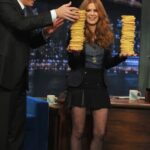 Isla Fisher Instagram - Happy #NationalWaffleDay I set the record on March 1st, 2011 thanks to Jimmy Fallon and his team, for balancing 63 stacked frozen waffles in my hands. This is a real testament to the unconquerable will of the human spirit, and its determination to achieve greatness against all odds. 😂😂😂