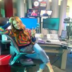 Isla Fisher Instagram - BTS BBC Radio 5 #mazythemoviestar #hollywoof #outnow