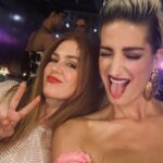 Isla Fisher Instagram - So fun to celebrate the talented and beautiful @moniquelhuillier 🖤 in London