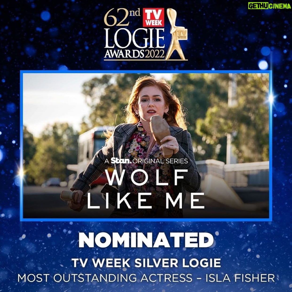 Isla Fisher Instagram - So proud to be nominated 💙 @stanaustralia @peacocktv #wolflikeme🐺