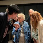 Isla Fisher Instagram - Thanks to Gal and Jaron for letting us meet on Yom HaShoah (Holocaust Remembrance Day) the inspiring Celina Karp Biniaz, one of the last living survivors from Schindler’s List. She shared her personal story, which included nearly five years in the Krakow ghetto, her transfer to Auschwitz, and her terrifying encounter with Dr. Josef Mengele before she, her mother, and the other women on Schindler’s list were rescued by Schindler and were reunited with her father at Schindler’s factory.