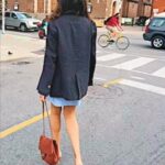 Italia Ricci Instagram - Cringed asking hubs to snap a walking across the street pic but couldn’t let this @augustethelabel blazer go unappreciated thanks babe yes you may golf all week 😚