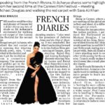 Iti Acharya Instagram - Thank you so much @newindianexpress @monikkamon 😊💗 @festivaldecannes @lorealparis @dessangeparis @forbes_fr @bmwfrance @chopard @tarininirulaaccessories @kheajewellery