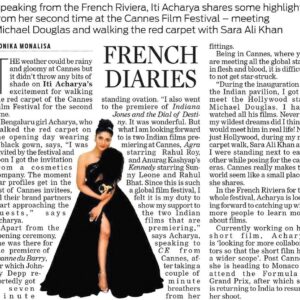 Iti Acharya Instagram - Thank you so much @newindianexpress @monikkamon 😊💗

@festivaldecannes @lorealparis @dessangeparis @forbes_fr @bmwfrance @chopard  @tarininirulaaccessories @kheajewellery