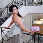 Iti Acharya Instagram - Looking Back 🩷 Make up @lorealparis Hair @dessangeparis Jewellery @kheajewellery Dress @gattinollibymarwan Bag @tarininirulaaccessories Brows @romobeautique Skin prep @biologique_recherche Aesthetic partner @isaacluxe @drgeetika @prpundit