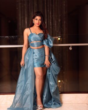 Iti Acharya Instagram - 🧚‍♂️ 
Always happy to be representing creative work , this is one such ensemble of creative professionals 
Thank you for putting this wonderful look together 

Dress @mk_houseoffashions 
Mua @glamupbydivyavinay 
Photo @impressions_n_exposures 
Jewellery @thespatika 
Location @jwmarriotthotels 
Event @siimawards 

#siima #itiacharya #indianactress #filmawards #2023
