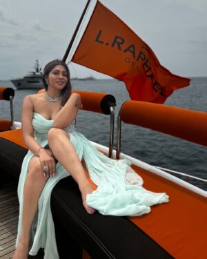 Iti Acharya Instagram - Luxury at its best with the masters of luxury @l_raphael in the middle of the French Riviera, exploring their latest Caviar collection 💚
