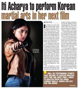 Iti Acharya Instagram - Thank you @bangalore_times @vinay.vinaylokesh 😇🙏

Thanks to my wonderful team @arjun_subramanya @chingashreyas 💖🤗🌸
Need all your blessings for this project especially because it is about “voice of innocents” who are facing ruthless brutality even in this age 
Small effort from our team to bring in light such atrocities and awareness to shutdown such malpractices once and all 

#newfilm #kannadamovie #kingandqueen #sandalwood