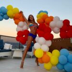 Ivana Sert Instagram – “Create your own rainbows every day.”🎈🌈☀️
