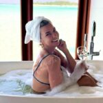 Ivana Sert Instagram - 🤍🏝️ #maldives #anantaradighu #travelphotography #travel #beautifulplaces #travelwithstyle #island #reklam