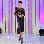 Ivana Sert Instagram - A person carries off the hat. Hats are about emotion. It is all about how it makes you feel…a hat is a piece of magic for me 🖤💫 Hat @dior Dress @gadimbaylisultan