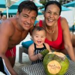 Iza Calzado Instagram - 2023 will always be the year when we received God’s biggest blessing! The year our star, our guiding light was born. Thank you for changing us and making us better humans, Deia Amihan! Praise God for this gift! 🙏🏽 As we usher in 2024, may we all vibrate at the same level of excitement Deia has for coconuts! 🌴 Mabuhay tayong lahat! ❤️