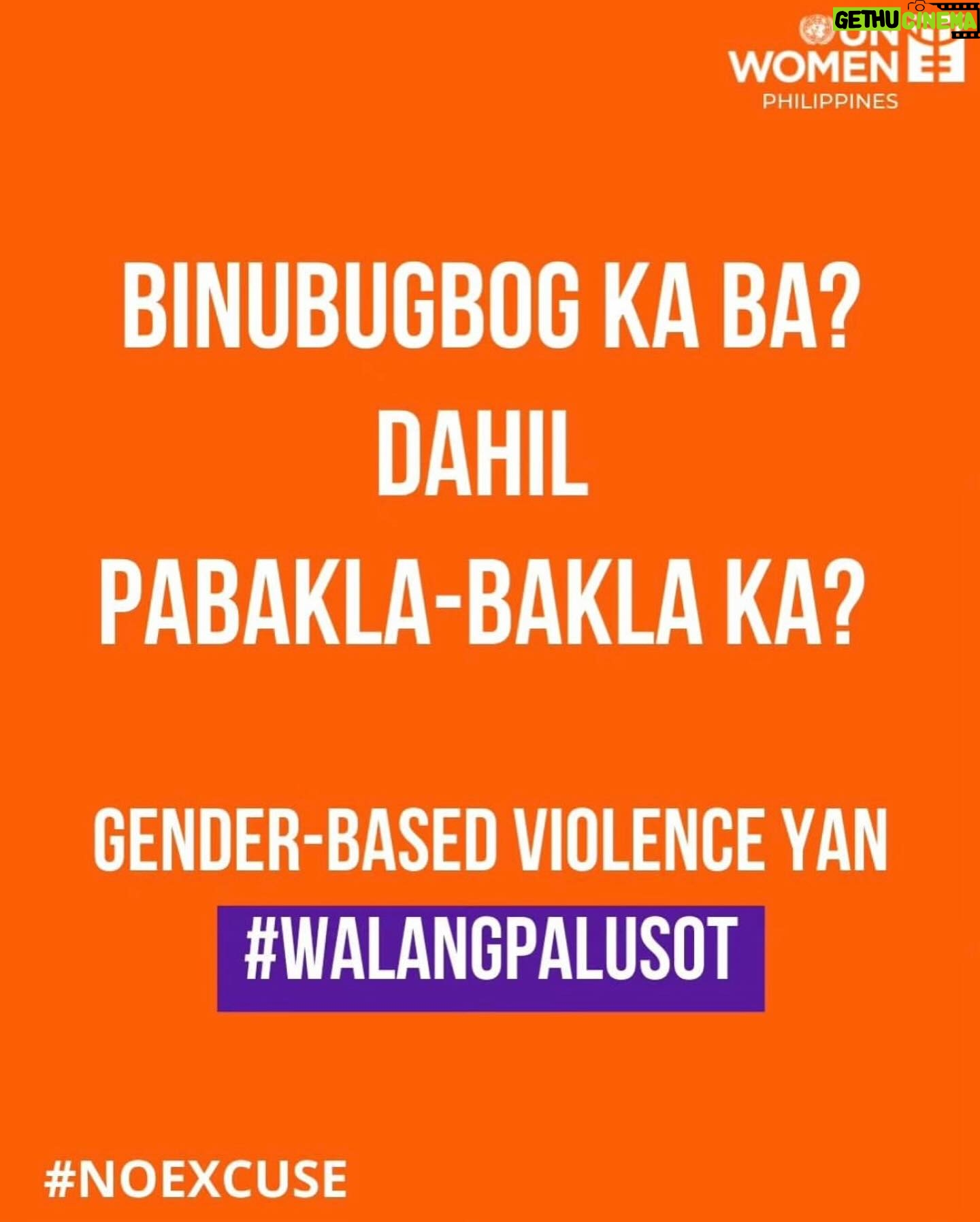 Iza Calzado Instagram - NO EXCUSES! ๐๐พ The chilling truth is that 1 in every 3 women experience violence in their lifetime. This comes in many forms: physical, sexual, psychological and economic. I stand with women across the globe as we cry for violence against women and children to stop. Let us protect ourselves and our children from gender based violence. Learn to speak up and ask for help. Join us as we continue to raise awareness around GBV. Share your photo and / or stories and be heard during the 16 days of activism to end gender based violence/ violence against women and children. Bastaโt sama sama, kaya natin ito! Laban!!! โ๐พ @unwomen @unwomenasia #UNWomenPH ๐ธ @niccolocosme #NoExcuse #WalangPalusot #BabaeMayLabanKa