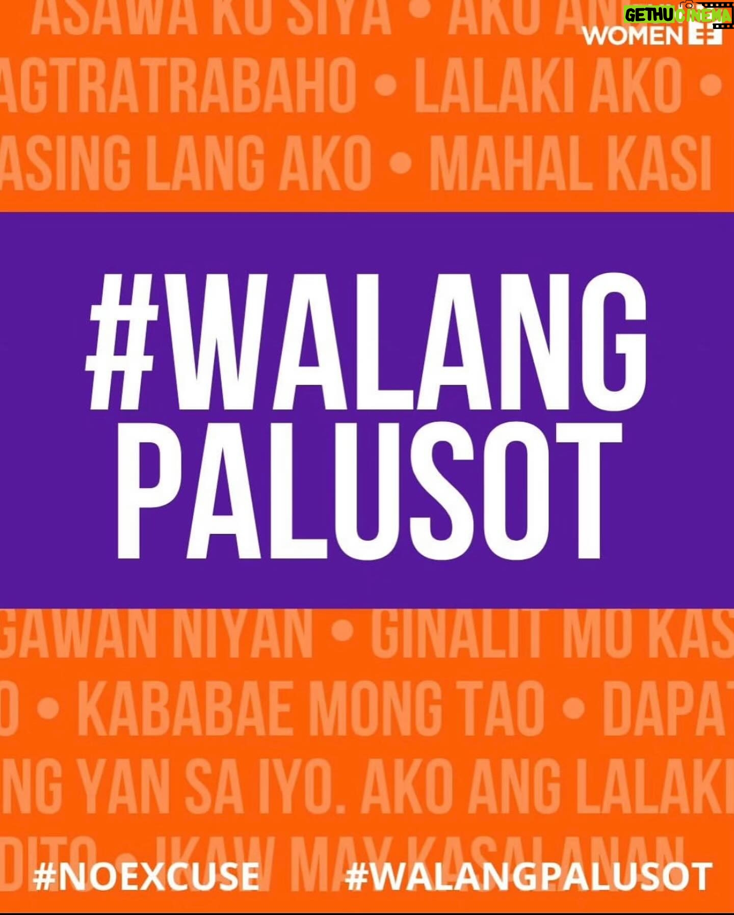 Iza Calzado Instagram - NO EXCUSES! ๐๐พ The chilling truth is that 1 in every 3 women experience violence in their lifetime. This comes in many forms: physical, sexual, psychological and economic. I stand with women across the globe as we cry for violence against women and children to stop. Let us protect ourselves and our children from gender based violence. Learn to speak up and ask for help. Join us as we continue to raise awareness around GBV. Share your photo and / or stories and be heard during the 16 days of activism to end gender based violence/ violence against women and children. Bastaโt sama sama, kaya natin ito! Laban!!! โ๐พ @unwomen @unwomenasia #UNWomenPH ๐ธ @niccolocosme #NoExcuse #WalangPalusot #BabaeMayLabanKa