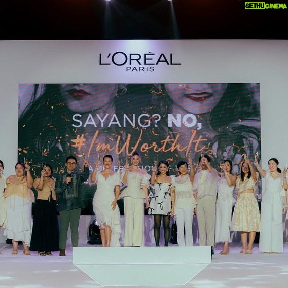 Iza Calzado Instagram - It’s been a week since the launch of the I’m Worth It campaign by L’Oreal Paris - PH and I just want to express how deeply grateful I am to be part of this campaign. From the first time the team presented the board and its local take of wanting to combat phrases like “Sayang Ka.”to finding out that I will be with amazing women like Pia, Belle and Deng until we filmed the campaign and launched the video — it all still seems surreal. I actually did not realize the kind of impact it would have until I shared my first reel talking about my story and then we had the launch a few days after. Hearing, reading the collective stories people have shared made me realise just how important the message is. Being part of this campaign gives me an opportunity to inspire others through my story. To help another woman feel valued and worthy. Grateful to the L’Oreal team for choosing me to be part of this campaign. To Litlab for creating the powerful hero film. The production staff, crew, my village who helped me look and feel incredibly worthy during the shoot and for the launch — maraming salamat! Everyone who came together to bring this campaign to life did so with so much passion that it’s palpable when you watch the video and you see the posts. This is how great things happen — when passion and purpose align. May it ripple through the heart of every Filipina as we all say “I am worth it.”