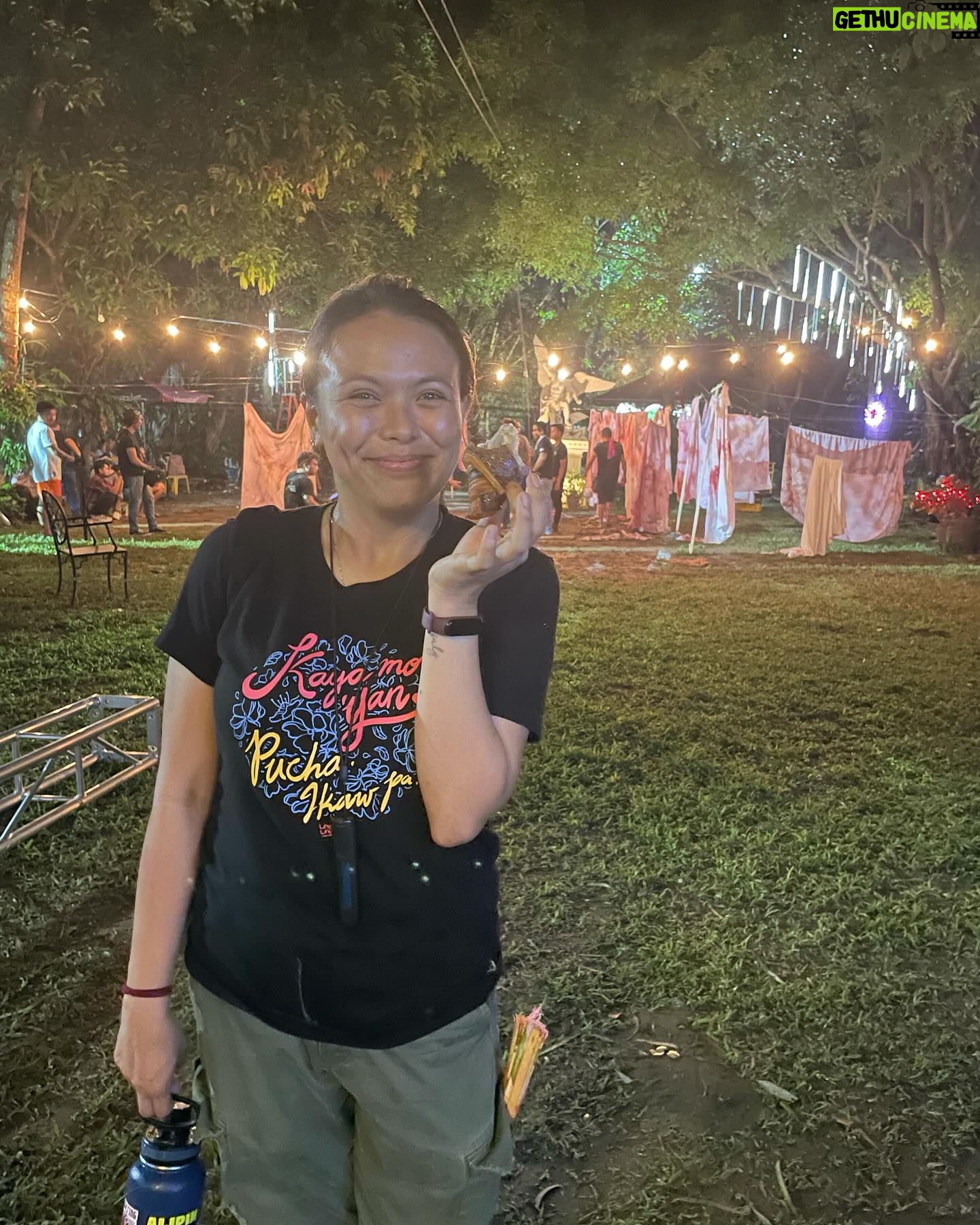Iza Calzado Instagram - Sa huling gabi ng pakikipag sagupaan namin kay Gary the Goat, ang naging kakampi namin ay ang @angelspizzaph ❤️ Thank you for spoiling our tummies and helping us fight the good fight that night! 🍕