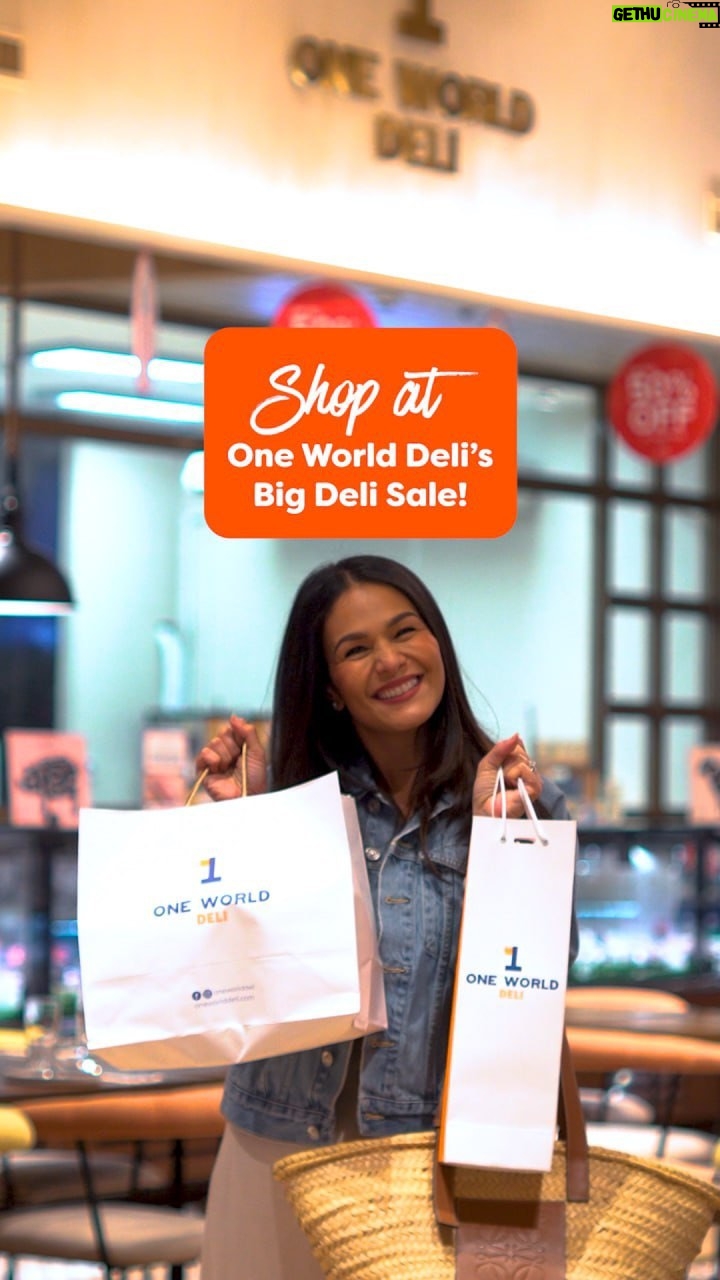Iza Calzado Instagram - Where Ben and I do all our shopping- One World Deli! π Shop One World Deliβs Big Deli Sale and bring home some gems at a discount! π€ Time to visit any of the 3 One World Deli branches nearest to you- Makati, San Juan, or MOA! π