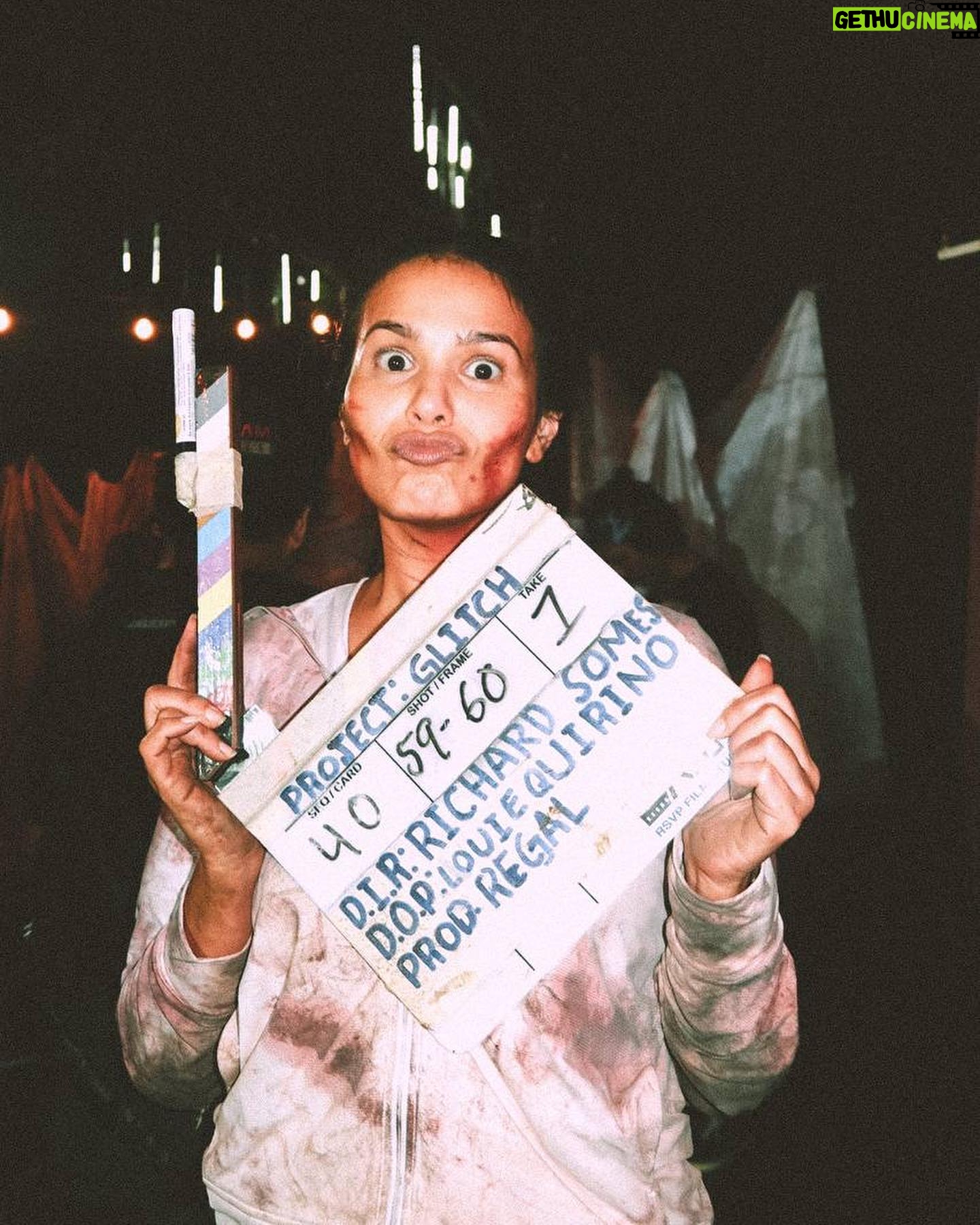 Iza Calzado Instagram - GLITCH — Shake, Rattle and Roll Extreme ❤️🔥 Our film is out today in 195 theaters nationwide! Shot this 7 months after giving birth and it’s the first time I get to be a mother both in reel and real life. Iba pala talaga ang hugot pag nanay ka na! ❤️ Grateful to the team behind it, especially our producer @regalfilms50 @roselle_monteverde director @richardsomes writers @noringai @anton_santamaria and my co actors @ddonnacariaga @miggscuaderno @itsangelguardian and @imbebep ❤️ Hope you get to watch SRR and enjoy it as much as we enjoyed creating the film for you guys! 🍿 📸 @miggscuaderno