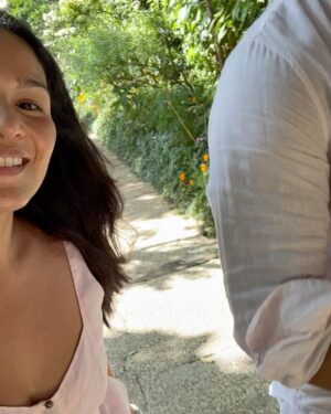 Iza Calzado Instagram - Several years ago, Ben proposed to me in this lovely place in front of friends and family. Now, as our family grows, we get to explore and experience @sonyasgarden through the lens of our darling Deia. Grateful to Tita Sonya and everyone there for nourishing us. We feel so blessed by your love. 🌺🐝🥗🌼💖