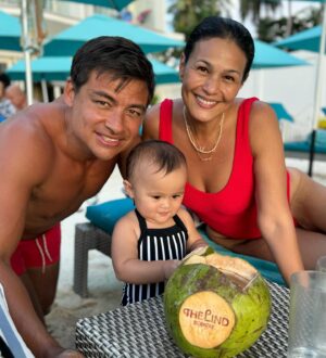 Iza Calzado Instagram - 2023 will always be the year when we received God’s biggest blessing! The year our star, our guiding light was born. Thank you for changing us and making us better humans, Deia Amihan! Praise God for this gift! 🙏🏽

As we usher in 2024, may we all vibrate at the same level of excitement Deia has for coconuts! 🌴 

Mabuhay tayong lahat! ❤️