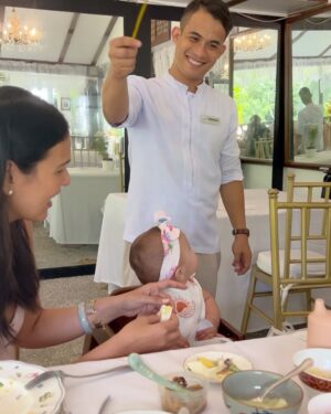 Iza Calzado Instagram - Several years ago, Ben proposed to me in this lovely place in front of friends and family. Now, as our family grows, we get to explore and experience @sonyasgarden through the lens of our darling Deia. Grateful to Tita Sonya and everyone there for nourishing us. We feel so blessed by your love. 🌺🐝🥗🌼💖