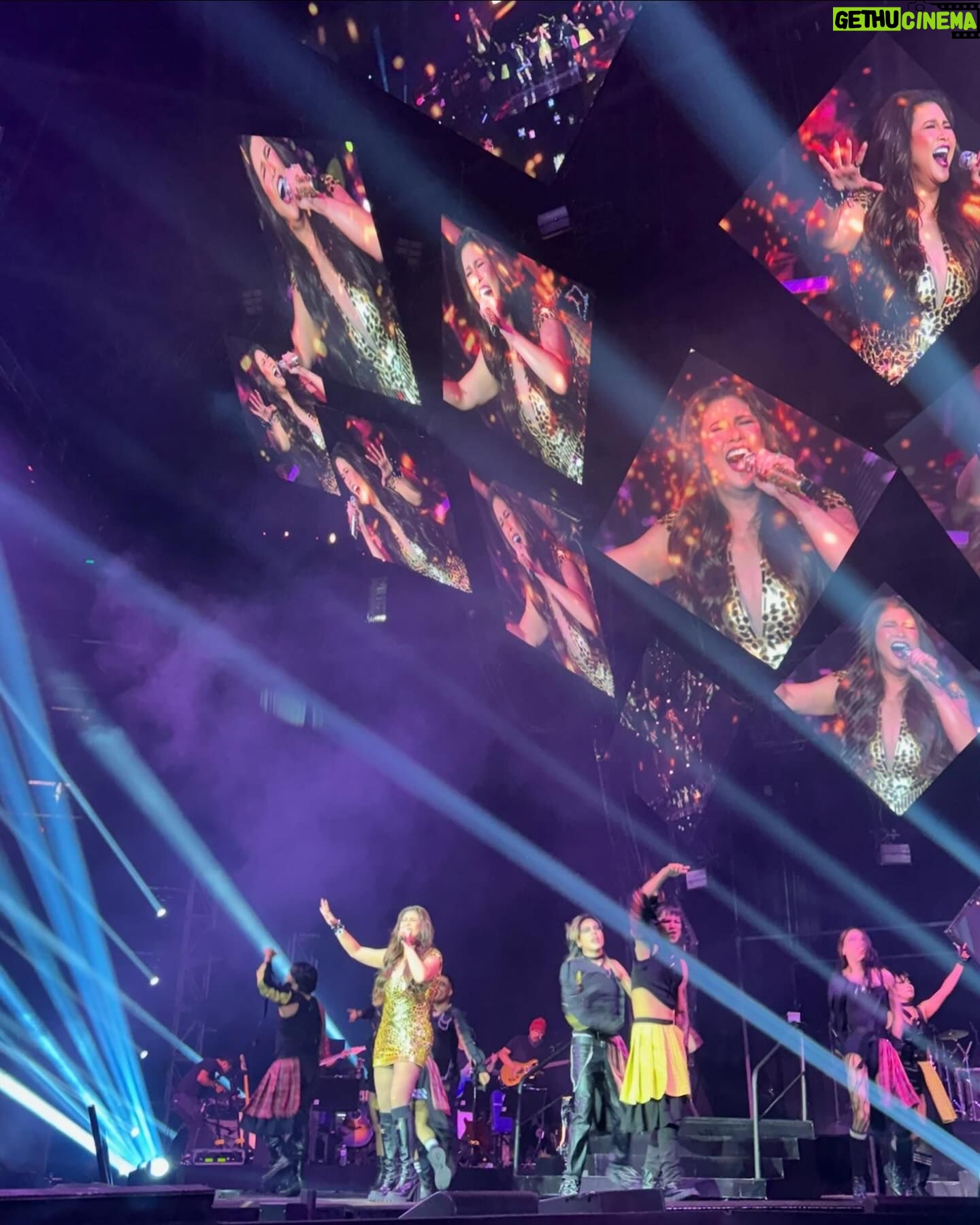 Iza Calzado Instagram - Snippets from your recent concert which really rocked!!!! β€οΈβπ₯ Happy Birthday to a brilliant star and soul @reginevalcasid π I remember when I first saw you when daddy was stage director for Jose Mari Chanβs special. You were quite new in the business and I was this little girl just admiring you and your voice. Ever since I entered showbiz, until today, you have remained the same grounded human being. Kind, generous in sharing your stories and insights and always have that infectious laugh. Kinikilig pa rin ako when I think of how lucky I am to know you at maka text ka kahit minsan lang kasi shy ako. Haha! Thank you for being an inspiring role model of what it is to be a great artist and human. β€οΈ May God continue to bless you with opportunities to share your amazing talents with the world! ππ½β¨