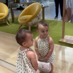 Iza Calzado Instagram – February brought about a lot of firsts for Deia and here are some of them plus a few cute random moments with our dearest daughter. 😌

Photo 1: Deia ushers her for Chinese New Year sees her first big dragon 🐉 
Photo 2: Deia waving hi to the dragon 👋🏽 
Photo 3: First Valentine’s with Ninang Cheska and her grand daughter Kira. Wearing outfit from Tita Celine. 
Photo 4: Bags?!? oh nooooo!!! Wag muna, anak!!! 😅 wearing cousin Maia’s cute polka outfit!!! 🥰
Photo 5: Clothes shopping and this time with Deia actually walking around the store! 🛍️ 
Photo 6: Peek-a-boo! Deia’s favorite game! 🙈 🙉 
Photo 7: First time on the Zumba dance floor! 💃🏻 
Photo 8 First time on the padel court! 🎾 
Photo 9: Our first international flight with our baby girl! ✈️ 
Photo 10: Keeping Deia busy in the plane. Thank God Daddy is resourceful! 😂