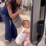 Iza Calzado Instagram – February brought about a lot of firsts for Deia and here are some of them plus a few cute random moments with our dearest daughter. 😌

Photo 1: Deia ushers her for Chinese New Year sees her first big dragon 🐉 
Photo 2: Deia waving hi to the dragon 👋🏽 
Photo 3: First Valentine’s with Ninang Cheska and her grand daughter Kira. Wearing outfit from Tita Celine. 
Photo 4: Bags?!? oh nooooo!!! Wag muna, anak!!! 😅 wearing cousin Maia’s cute polka outfit!!! 🥰
Photo 5: Clothes shopping and this time with Deia actually walking around the store! 🛍️ 
Photo 6: Peek-a-boo! Deia’s favorite game! 🙈 🙉 
Photo 7: First time on the Zumba dance floor! 💃🏻 
Photo 8 First time on the padel court! 🎾 
Photo 9: Our first international flight with our baby girl! ✈️ 
Photo 10: Keeping Deia busy in the plane. Thank God Daddy is resourceful! 😂