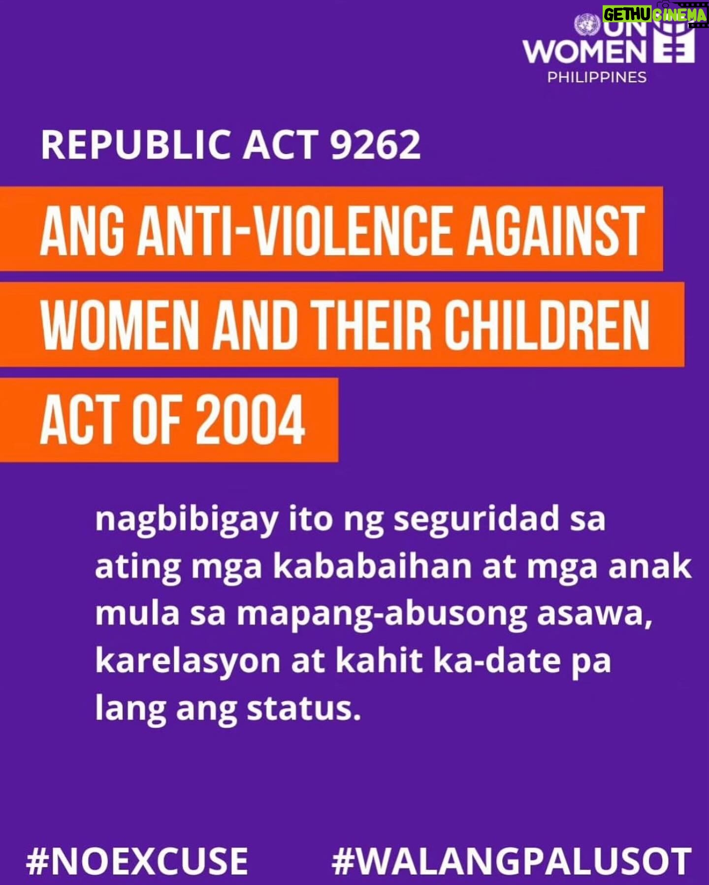 Iza Calzado Instagram - NO EXCUSES! ๐๐พ The chilling truth is that 1 in every 3 women experience violence in their lifetime. This comes in many forms: physical, sexual, psychological and economic. I stand with women across the globe as we cry for violence against women and children to stop. Let us protect ourselves and our children from gender based violence. Learn to speak up and ask for help. Join us as we continue to raise awareness around GBV. Share your photo and / or stories and be heard during the 16 days of activism to end gender based violence/ violence against women and children. Bastaโt sama sama, kaya natin ito! Laban!!! โ๐พ @unwomen @unwomenasia #UNWomenPH ๐ธ @niccolocosme #NoExcuse #WalangPalusot #BabaeMayLabanKa