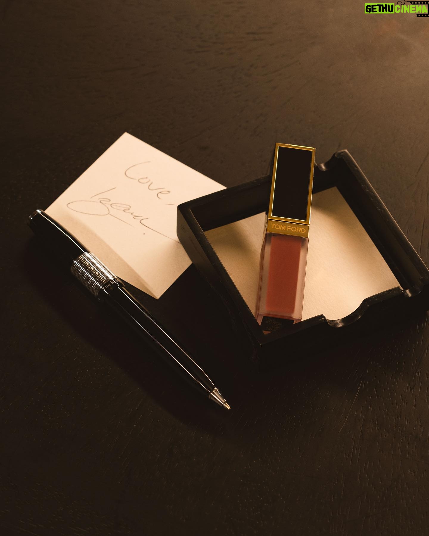 Izara Aishah Instagram - Cloud like, creamy feel. Liquid Lip Luxe Matte in Lark from @tomfordbeauty #TomFordBeauty #TFLIP