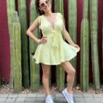 Jéssica Segura Instagram – ¿Qué foto prefieres? 1 Jovenazo 2 tomando el sol o 3 princesa jajajaja 

• Obvio mi #outfit es de @monjevy y es uno de mis favoritos para esta temporada 

• Y mis inseparables @conversemexico la más cómodo de el mundo y súper cool 

• #look #outfit #ootd #trend #color #lime #shop #fashion #streetstyle #streetwear #girlpower #smile #photo