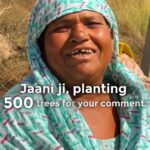 Jaani Instagram – ਜਾਨੀ ਵੇ ਜਾਨੀ, ਇੱਕ ਹੀ ਦਿਲ ਆ, ਕਿੰਨੀ ਵਾਰ ਜਿੱਤੇਂਗਾ!
ਜਿਨ੍ਹਾਂ ਸਕੂਨ ਤੁਹਾਡੇ ਗੀਤ ਸਾਡੀ ਰੂਹ ਨੂੰ ਦਿੰਦੇ ਨੇ, ਓਨਾ ਹੀ ਸਕੂਨ ਇਹਨਾਂ ਬੂਟਿਆਂ ਨੇ ਵੱਡੇ ਹੋ ਕੇ ਪਿੰਡ ਵਾਲਿਆਂ ਨੂੰ ਦੇਣਾ ਹੈ। ਇਹਨਾਂ ਬੂਟਿਆਂ ਨਾਲ ਟਕਰਾ ਕੇ ਹਵਾਵਾਂ ਨੇ ਤੁਹਾਡੇ ਗੀਤ ਗੁਣਗੁਣਾਉਣੇ ਨੇ। ਬਸ….. ਸ਼ੁਕਰੀਆ, ਸ਼ੁਕਰੀਆ, ਸ਼ੁਕਰੀਆ ਤੇਰਾ। ❤️

@jaani777 ji, we have planted 500 trees in your name, like we promised. The women at the plantation site sang an impromptu song for you, with their own lyrics. 
Thank you, for making us feel so good with the songs you write. God bless you.

#Jaani