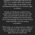 Jacinda Ardern Instagram - Roe vs Wade