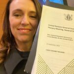 Jacinda Ardern Instagram - It’s 4.30am at home in New Zealand, and I’m sitting in the “green room” at the United Nations listening to the Prime Minister of the Netherlands and preparing to deliver a national statement on behalf of New Zealand. Definitely don’t expect anyone to be tuning in live, but I’ll post the text here later (in case anyone wants to have a read.)